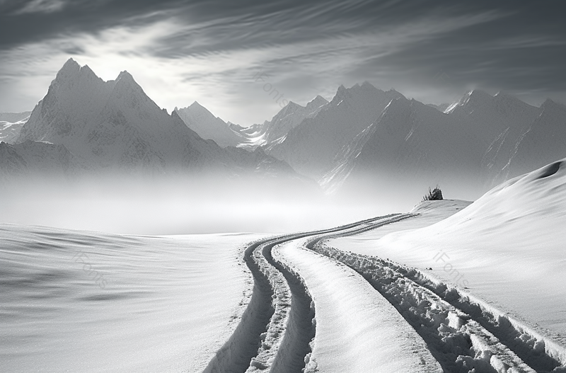 雪山道路,高清,摄影图,摄影图片,图片大全,摄影图免费下载